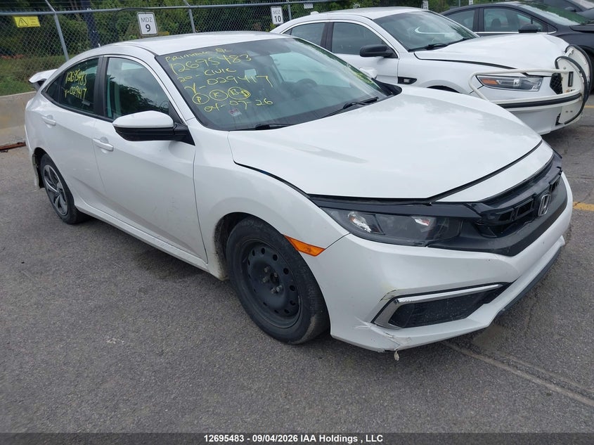 Vin: 2hgfc2f59lh029417, lot: 3100543, honda civic lx 2020 img_1