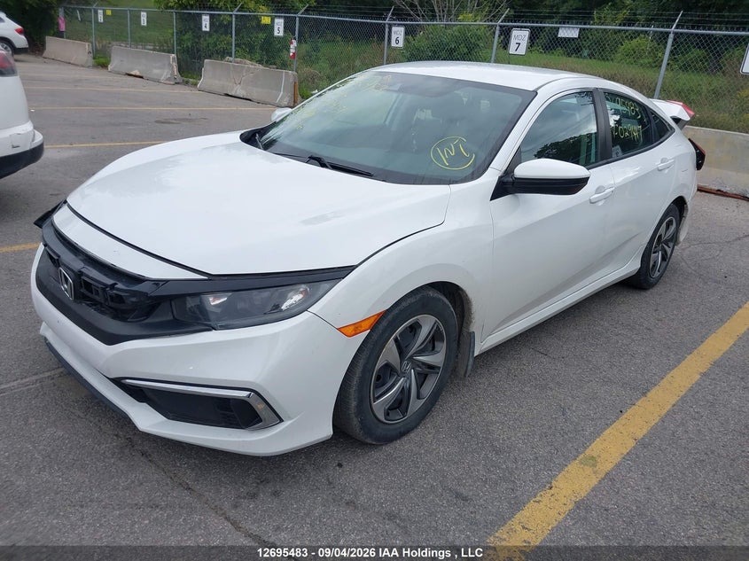 Vin: 2hgfc2f59lh029417, lot: 3100543, honda civic lx 20202