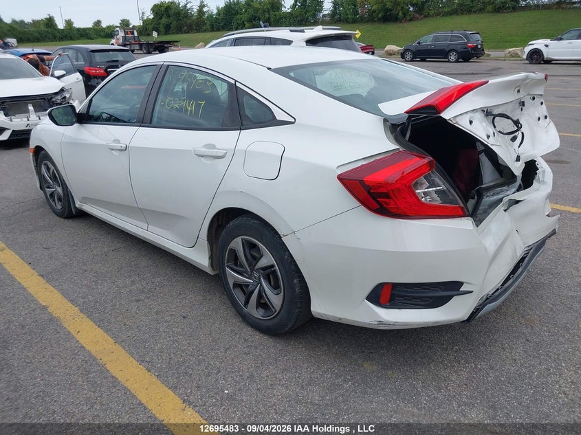 Vin: 2hgfc2f59lh029417, lot: 3100543, honda civic lx 20203