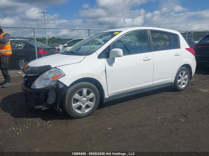 Vin: 3n1bc1cp5al417040, lot: 3100548, nissan versa 20102