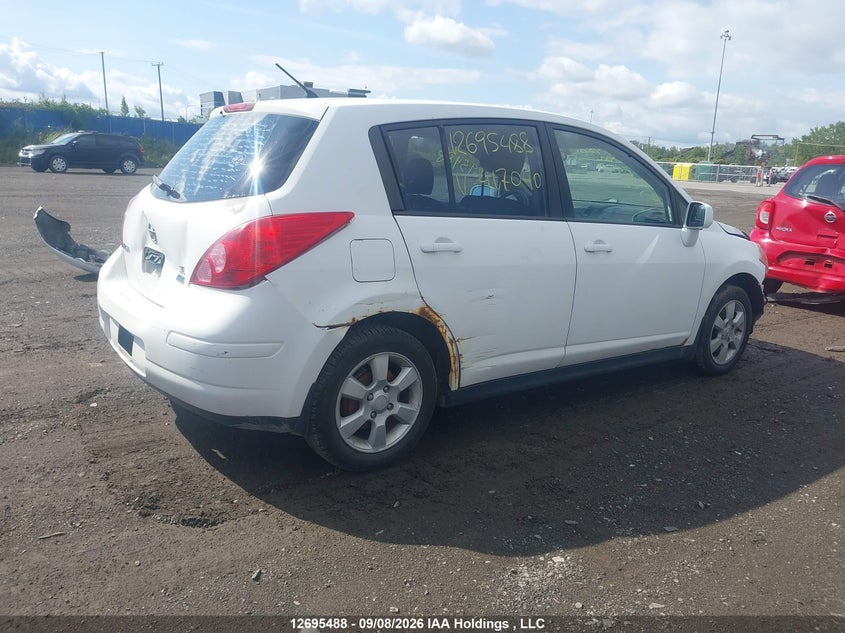 Vin: 3n1bc1cp5al417040, lot: 3100548, nissan versa 20104