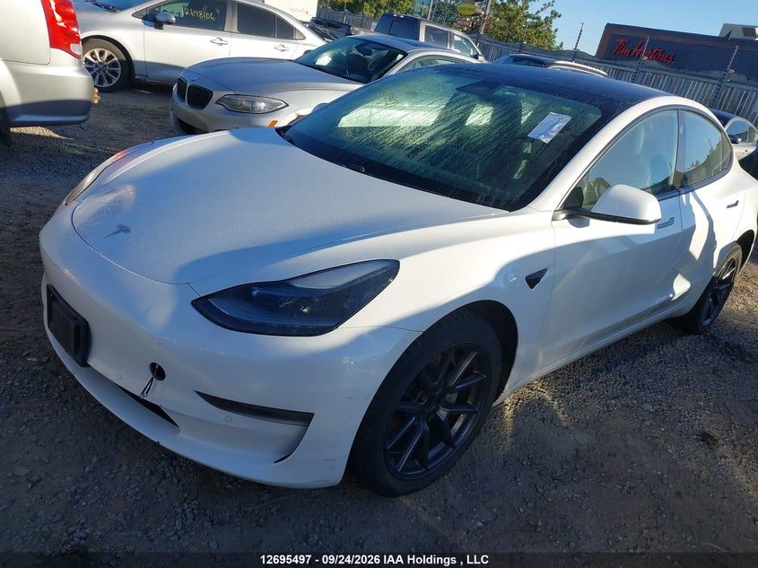 2021 Tesla Model 3, Удар спереду, IAAI, VIN 5YJ3E1EA0MF963543 — фото 2