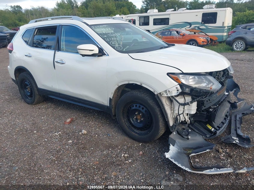 2019 Nissan Rogue S/Sl/Sv, Front, IAAI, VIN 5N1AT2MV9KC722688