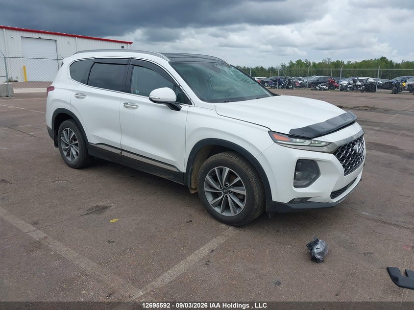 2020 Hyundai Santa Fe Luxury Turbo Awd, Удар спереди, IAAI, VIN 5NMS3CAA7LH266774