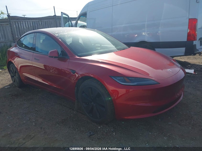 Vin: lrw3e7eb7rc088491, lot: 3100666, tesla model 3 long range 2024 img_1