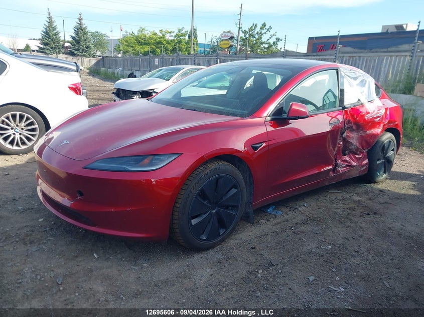 Vin: lrw3e7eb7rc088491, lot: 3100666, tesla model 3 long range 20242