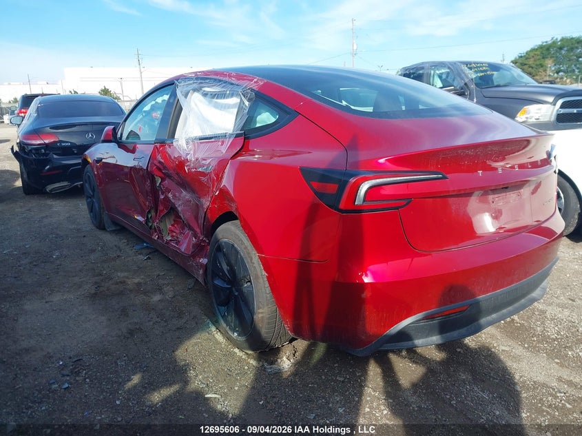 Vin: lrw3e7eb7rc088491, lot: 3100666, tesla model 3 long range 20243