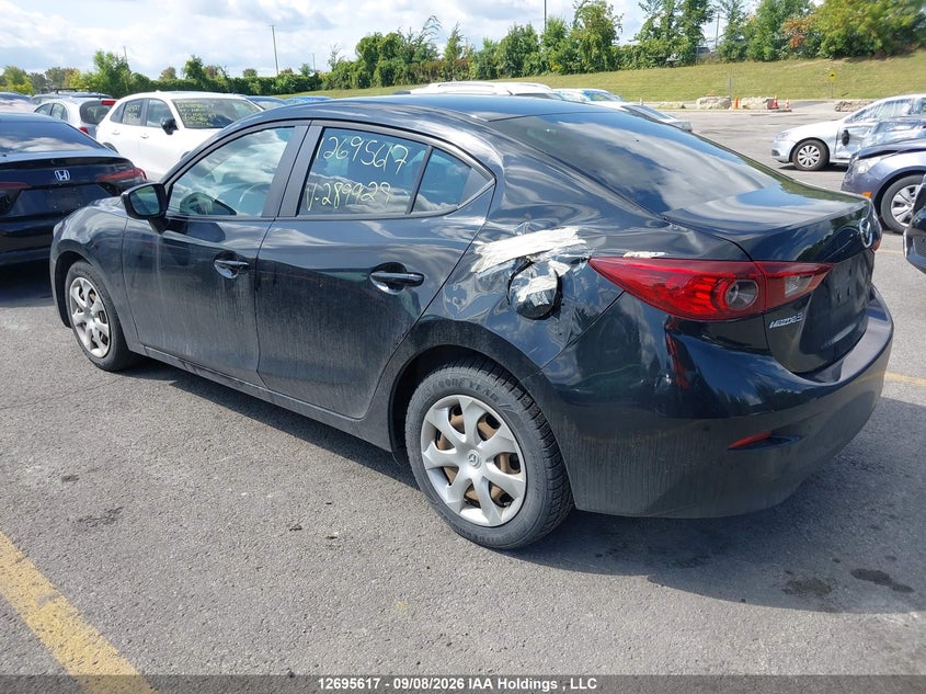Vin: 3mzbm1u72gm289929, lot: 3100677, mazda mazda3 g/gx 20163
