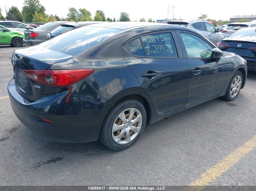 Vin: 3mzbm1u72gm289929, lot: 3100677, mazda mazda3 g/gx 20164