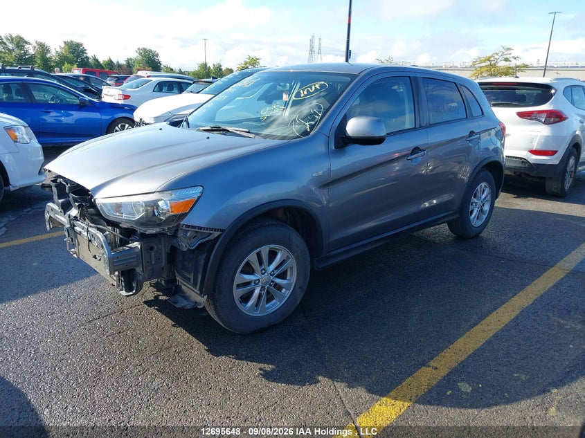 2019 Mitsubishi Rvr, Удар спереди, IAAI, VIN JA4AH3AU8KU602814 — фото 2