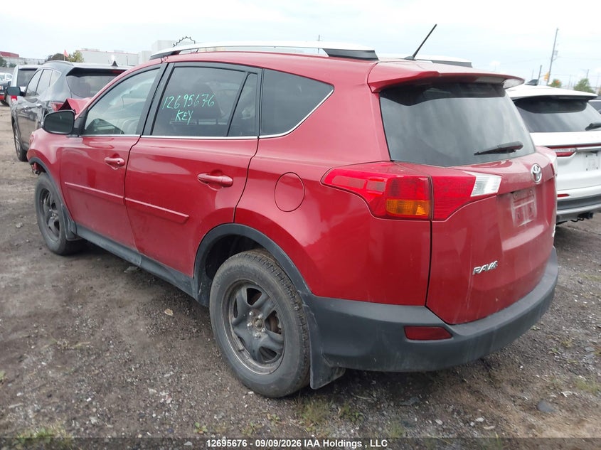 Vin: 2t3bfrev1fw294187, lot: 3100740, toyota rav4 le 20153