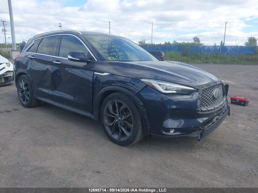 2019 Infiniti Qx50 Autograph/Essential/Luxe/Proactive/Sensory, Left Side, IAAI, VIN 3PCAJ5M36KF120487