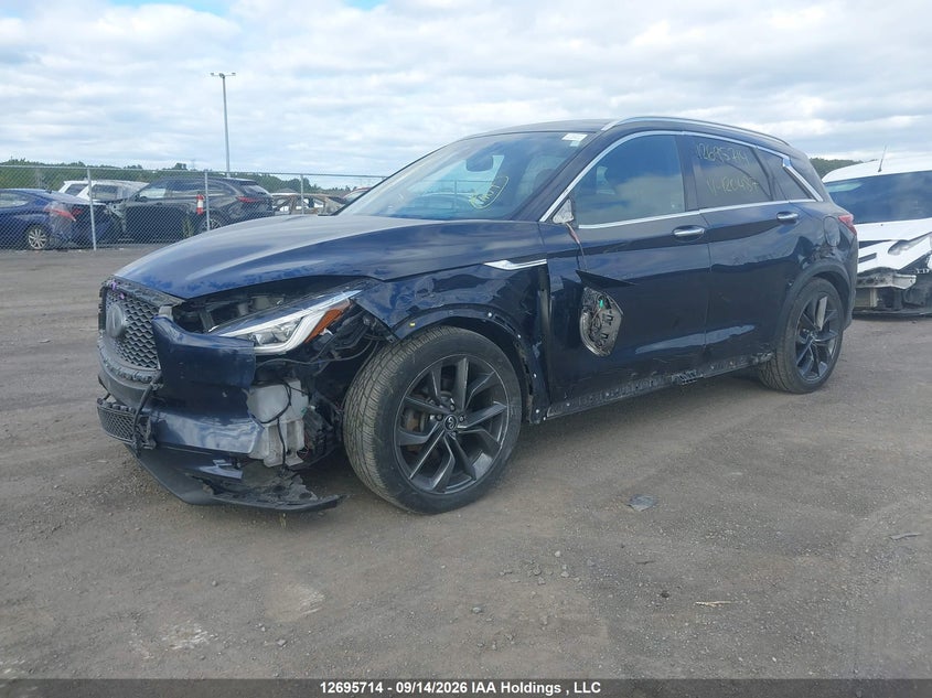 2019 Infiniti QX50, Left Side, IAAI, VIN 3PCAJ5M36KF120487 — photo 2