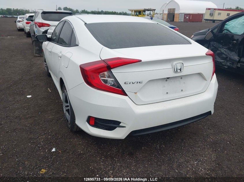 Vin: 2hgfc2f54jh012716, lot: 3100801, honda civic lx 20183