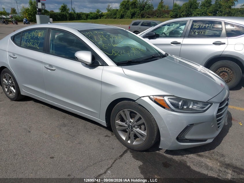Vin: kmhd84lfxju582552, lot: 3100811, hyundai elantra gl 2018 img_1