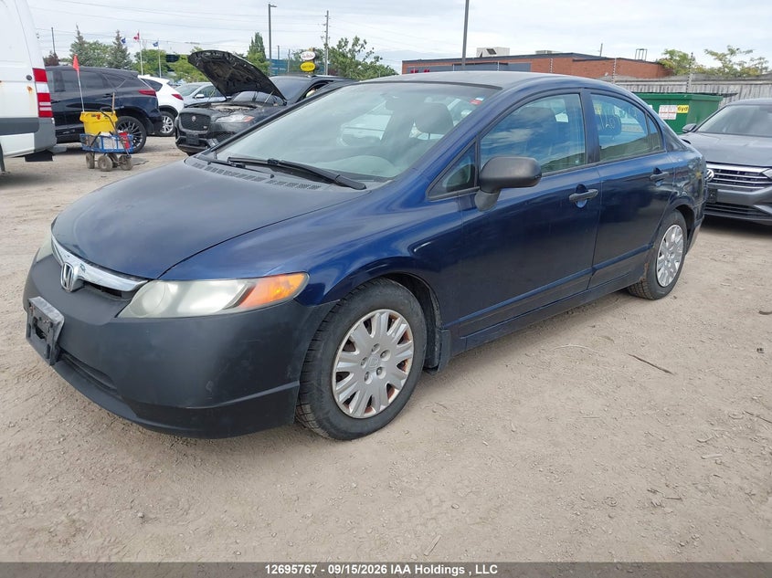 2006 Honda Civic, Удар ззаду, IAAI, VIN 2HGFA16316H038633 — фото 2