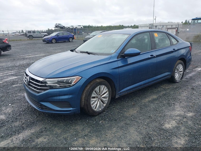 2019 Volkswagen Jetta 1.4 Tsi Comfortline, Удар спереду, IAAI, VIN 3VWN57BU4KM020250 — фото 2