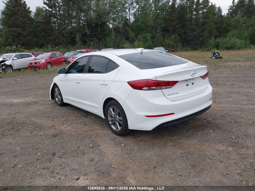 Vin: kmhd84lf1hu374229, lot: 3100926, hyundai elantra 20173