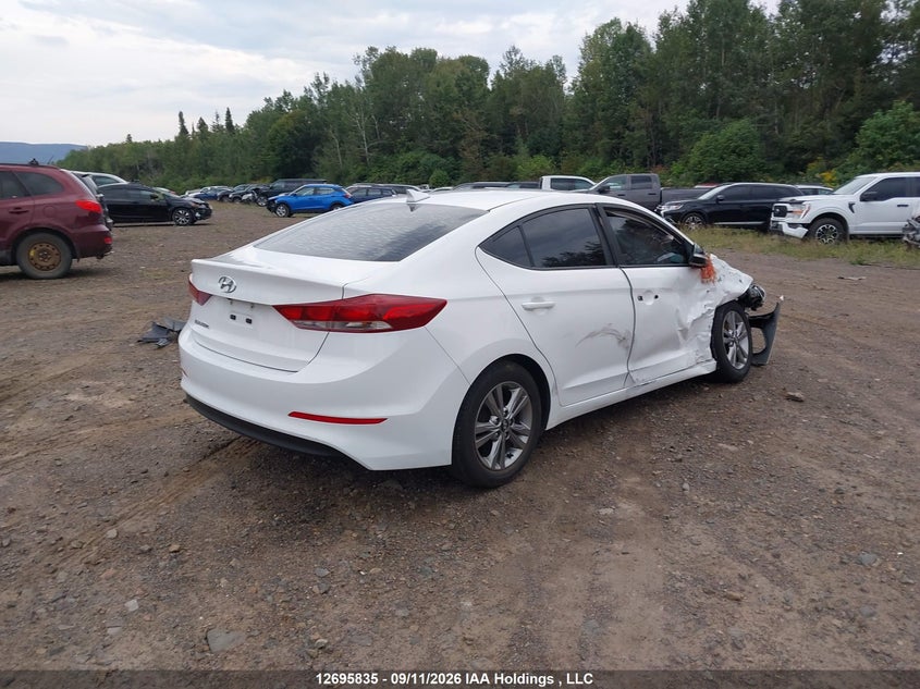 Vin: kmhd84lf1hu374229, lot: 3100926, hyundai elantra 20174