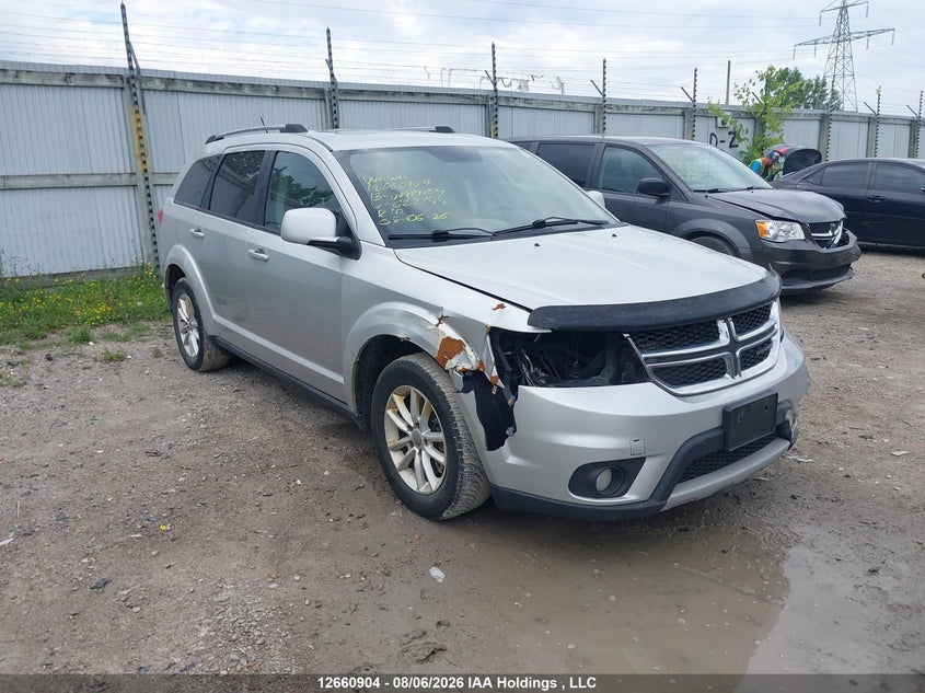2013 Dodge Journey Sxt/Crew, Front, IAAI, VIN 3C4PDCCG1DT622144