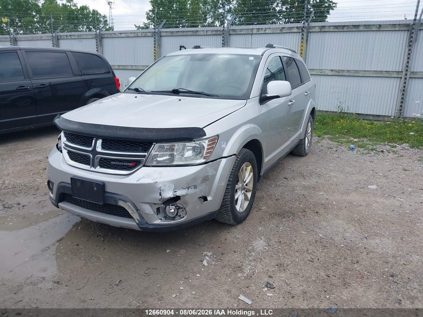 2013 Dodge Journey, Удар спереди, IAAI, VIN 3C4PDCCG1DT622144 — фото 2