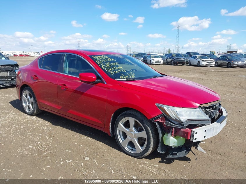 2017 Acura Ilx Premium/Technology, Front, IAAI, VIN 19UDE2F71HA801885