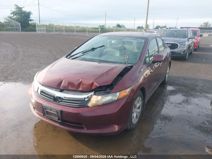 Vin: 2hgfb2f43ch056980, lot: 3101045, honda civic lx 20122