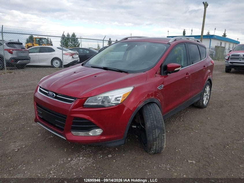 Vin: 1fmcu9j96fuc50343, lot: 3101066, ford escape titanium 20152