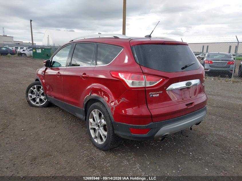 Vin: 1fmcu9j96fuc50343, lot: 3101066, ford escape titanium 20153