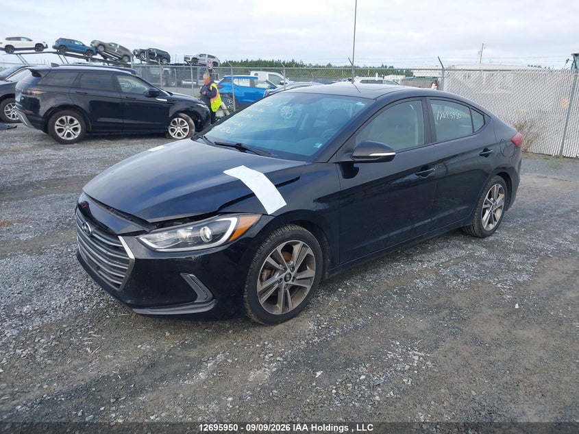 Vin: kmhd84lf4hu315207, lot: 3101070, hyundai elantra se 20172