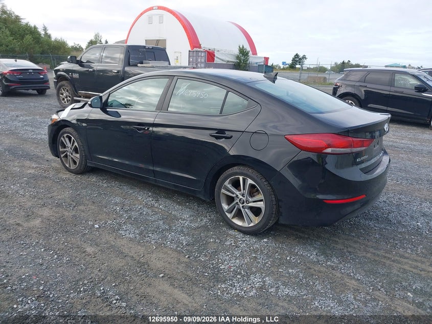 Vin: kmhd84lf4hu315207, lot: 3101070, hyundai elantra se 20173