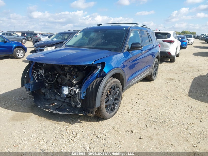 2020 Ford Explorer Limited, Front, IAAI, VIN 1FMSK8FH9LGD10914 — photo 2
