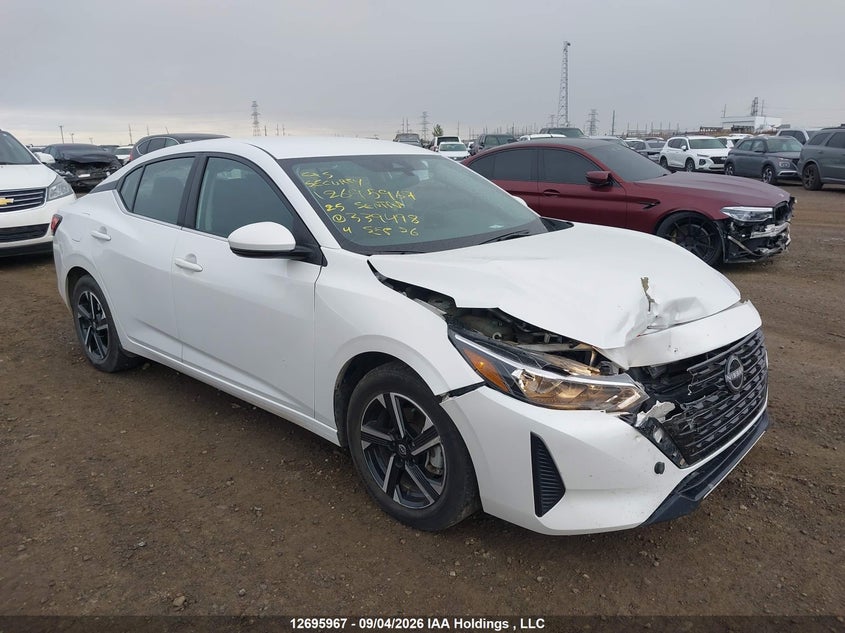 Vin: 3n1ab8cv9sy339498, lot: 3101087, nissan sentra sv cvt 2025 img_1