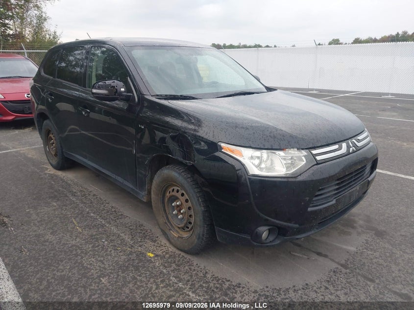 2014 Mitsubishi Outlander Se, Правый перёд, IAAI, VIN JA4JZ3AX4EZ601948
