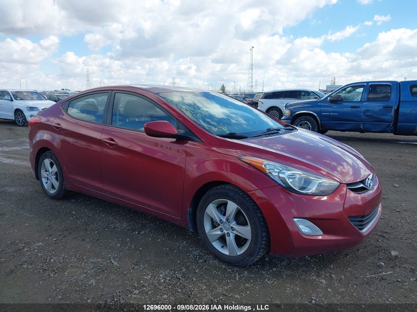 2012 Hyundai Elantra, Благотворительность, IAAI, VIN 5NPDH4AE4CH091406