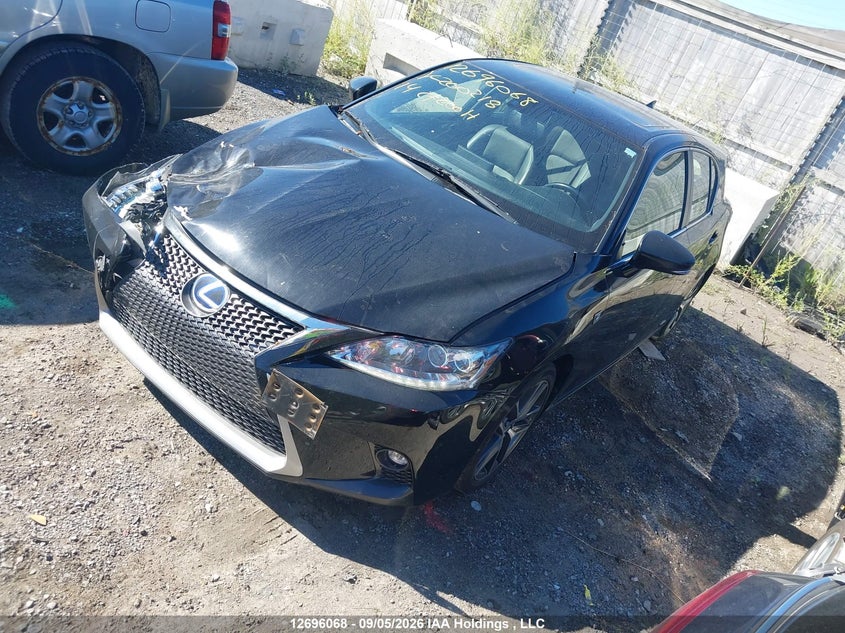 2014 Lexus CT, Удар спереду, IAAI, VIN JTHKD5BH7E2200218 — фото 2