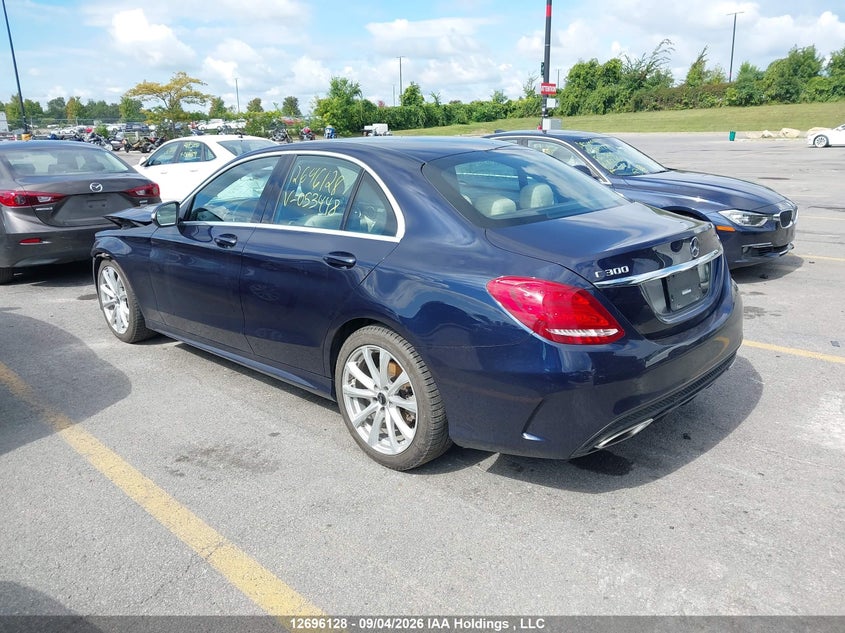 Vin: 55swf4kb0fu053448, lot: 3101254, mercedes-benz c 300 4matic 20153