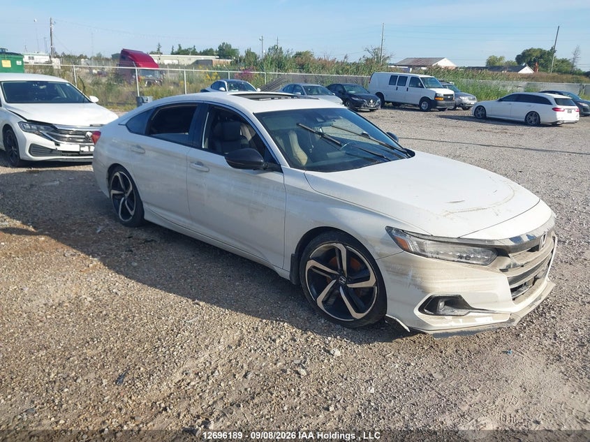 Vin: 1hgcv1f37na801758, lot: 3101317, honda accord sport 1.5t 20221