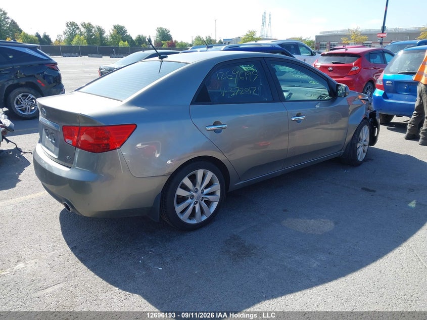 Vin: knafw4a36b5372017, lot: 3101321, kia forte sx 20114