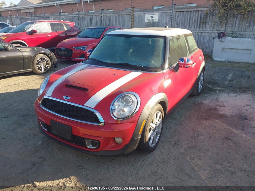 2011 Mini Cooper S, Затопление, IAAI, VIN WMWSV3C56BTY11643 — фото 2