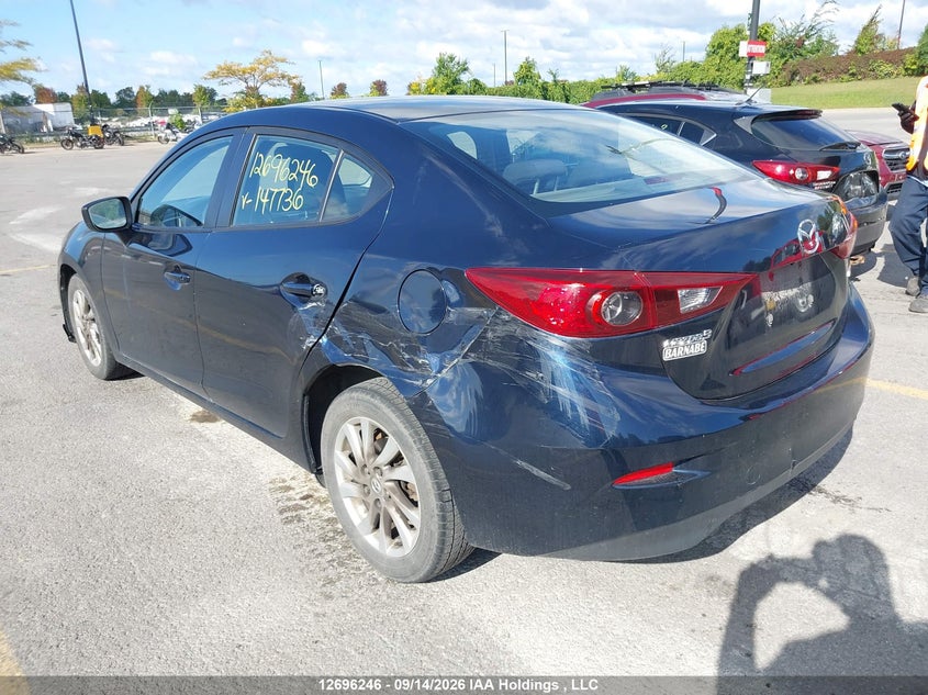 Vin: jm1bn1u77h1147736, lot: 3101389, mazda 3 sport 20173