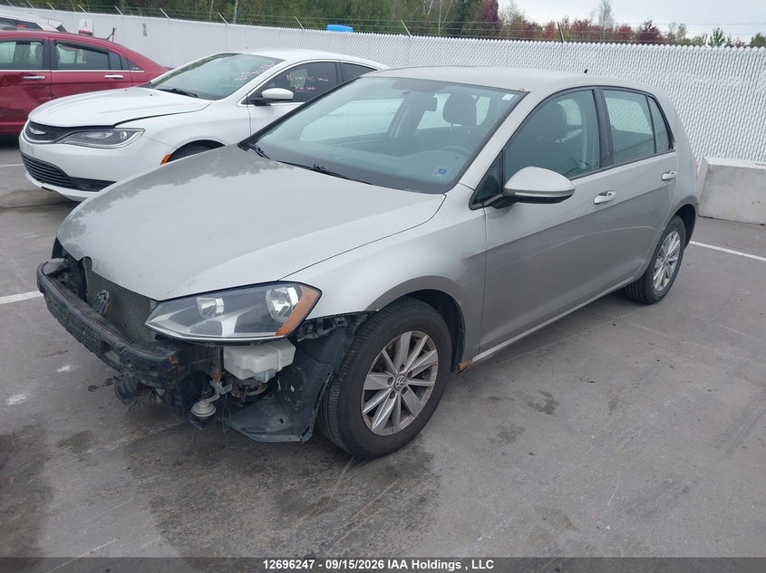 Vin: 3vw217au7gm050303, lot: 3101390, volkswagen golf s/se/sel 20162