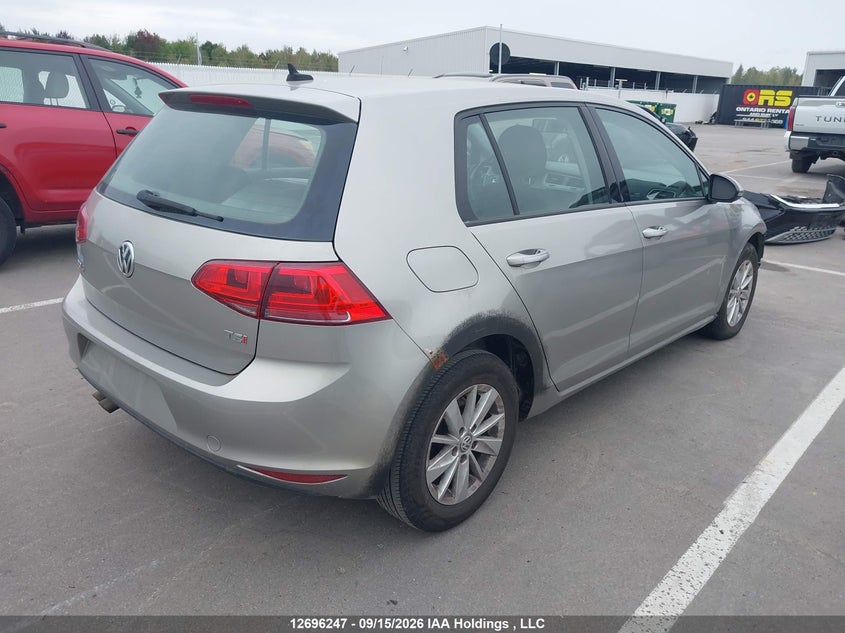 Vin: 3vw217au7gm050303, lot: 3101390, volkswagen golf s/se/sel 20164