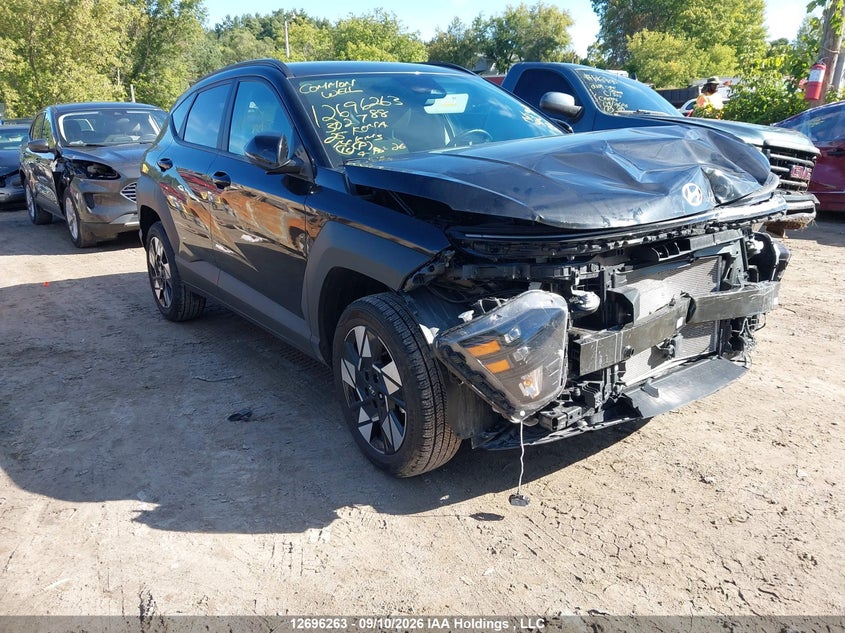 2025 Hyundai Kona Sel, Front, IAAI, VIN KM8HBCAB1SU302788