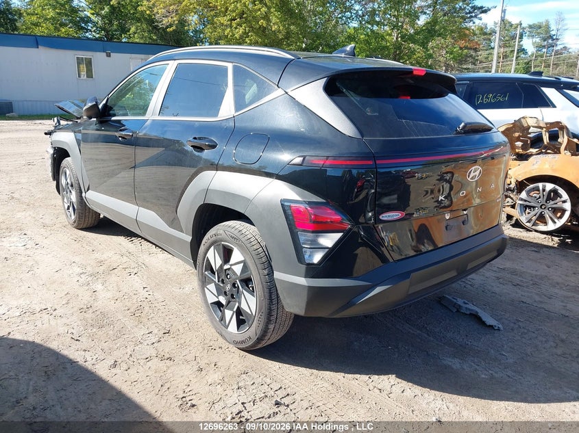 Vin: km8hbcab1su302788, lot: 3101407, hyundai kona sel 20253