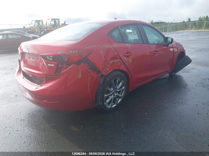 Vin: jm1bn1u77j1187840, lot: 3101429, mazda mazda3 gx 20184