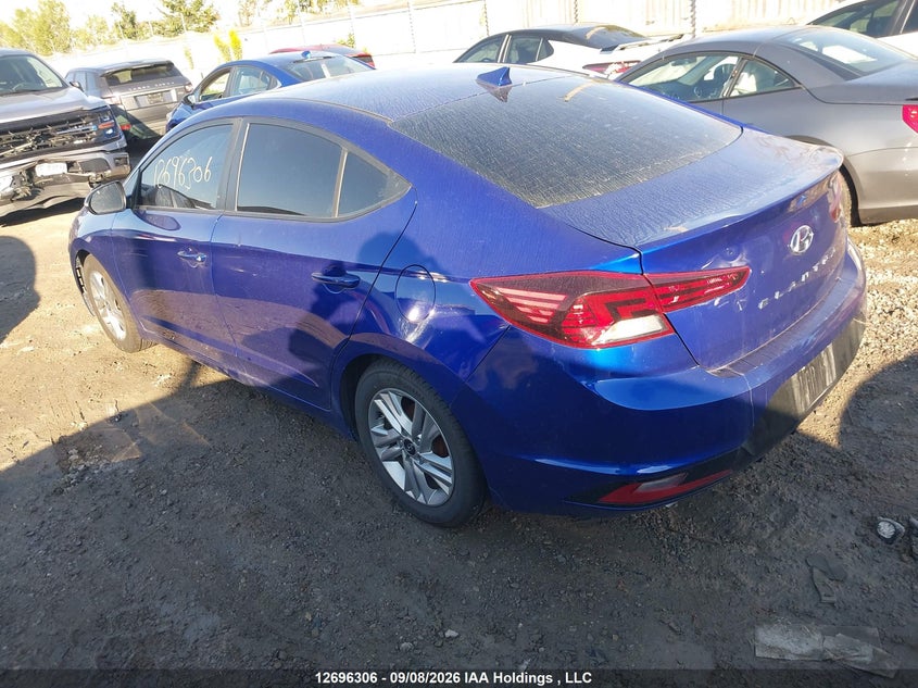 Vin: kmhd84lf8lu953467, lot: 3101451, hyundai elantra preferred with sun and safety package auto ivt 20203