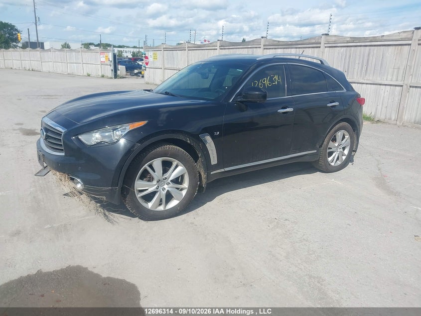 2014 Infiniti Qx70, Front, IAAI, VIN JN8CS1MW5EM410115 — photo 2
