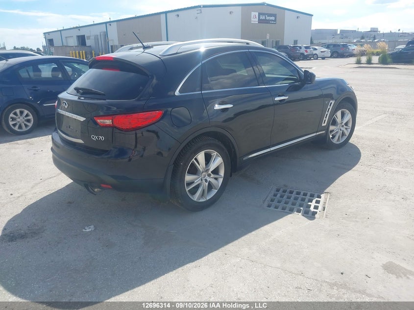 Vin: jn8cs1mw5em410115, lot: 3101459, infiniti qx70 20144