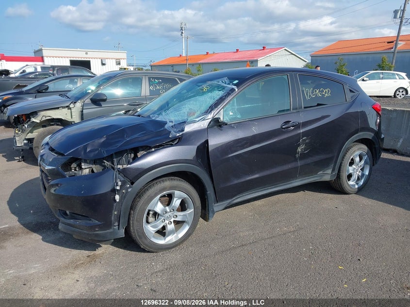 2016 Honda Hr-V Ex, Левый перёд, IAAI, VIN 3CZRU6H51GM102343 — фото 2
